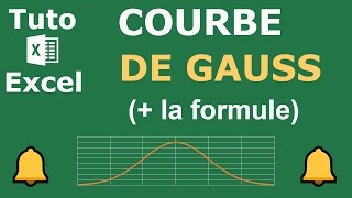 Comment créer une courbe de Gauss sur Excel loi normale [upl. by Nanny925]