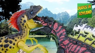 Fighting dinosaurs toys movie for children [upl. by Jillane]