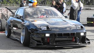 SR DRIFT MEETING 2024 ドリフト走行 SILVIA S13 S14 S15 180SX 240SX SCHASSIS [upl. by Rickard]