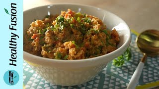 Masala Oats Recipe By Healthy Food Fusion [upl. by Haraf]