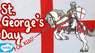 When is St George’s Day 🏴󠁧󠁢󠁥󠁮󠁧󠁿  All About Saint Georges Day for Kids [upl. by Ferdie]