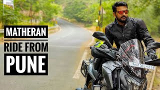 Pune to Matheran  Breakfast Ride  Motovlog [upl. by Ahsilyt]