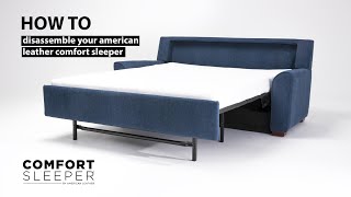 How To Disassemble American Leather Comfort Sleeper [upl. by Corley]