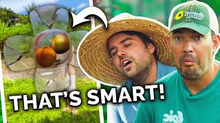 Gardeners React To Gardening Hacks ThatWork [upl. by Nivrehs900]