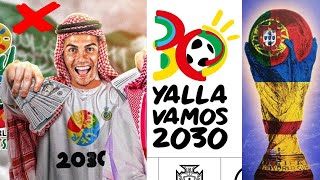 EXCUSEZVOUS  RONALDO AMBASSADEUR OFFICIEL DU PORTUGAL POUR LA COUPE DU MONDE 2030 PAS LASAUDITE [upl. by Kinna]