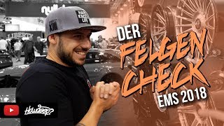 HOW DEEP  ESSEN MOTOR SHOW 2018  DER FELGENCHECK [upl. by Yelhak917]