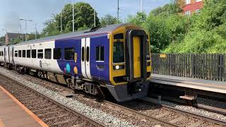 Northern Rail 158752 At Goldthorpe From Sheffield To Leeds [upl. by Ilwain273]