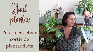 Haul sortie plantaddict  Plantes accessoires  échange avec Mélanie melamelimeloplants8737 [upl. by Unity15]