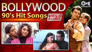 Bollywood 90s Hit Songs  90s Love Songs  Hindi Love Songs  Video Jukebox [upl. by Ymot]