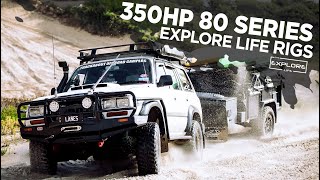 350 HP 80 SERIES LANDCRUISER TOURING MACHINE  EXPLORE LIFE RIGS EP3 [upl. by Dorella652]