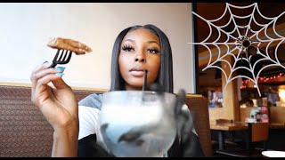 VLOGTOBER 2  I Tried Applebees New Halloween Drinks [upl. by Yssor]