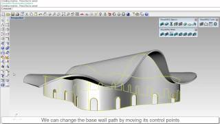 VisualARQ 1 how to extend a wall to a freeform roof 2 [upl. by Anecusa183]