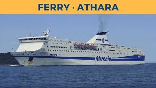 Arrival of ferry ATHARA in Olbia Tirrenia [upl. by Htebzil]