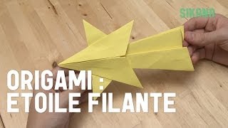 Origami  Faire une étoile filante en papier [upl. by Burtis287]