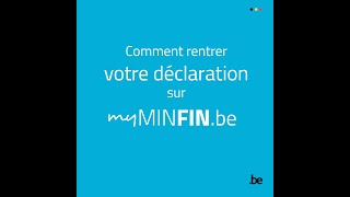 Rentrer votre déclaration sur MyMinfin [upl. by Rose]