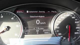 2012 Audi A6 30 TDI Quattro Acceleration [upl. by Trish]