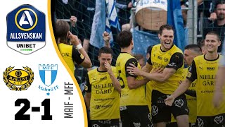 Höjdpunkter  Mjällby  Malmö FF 21 Allsvenskan [upl. by Switzer]