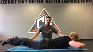 Extension Based Back Pain Correction The Modified Superman [upl. by Leopoldeen670]