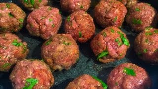 Cilantro Lime Meatballs  Made To Order  Chef Zee Cooks [upl. by Annaiek]