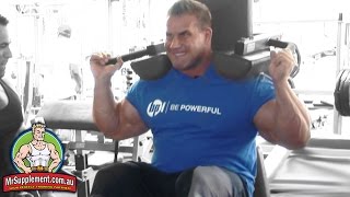 Jay Cutlers Hammer Strength V Squat  Exercise 4 [upl. by Malley]