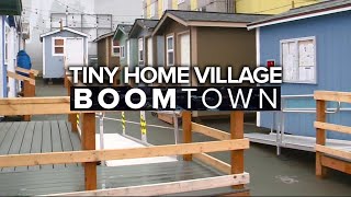 Seattles tiny home villages pose as a potential solution to Spokanes homeless crisis [upl. by Nidnal]