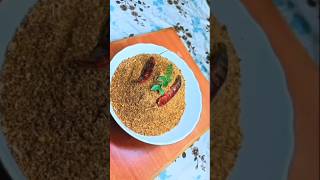 Avisa Ginjala karam podi flax seeds powder foodietasty yummy 😋🤤 youtubeshorts [upl. by Dnamra823]