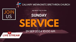 Sunday Service  Calvary M B Church  Mahabubnagar  29 Sep 2024 1000 AM [upl. by Airak]