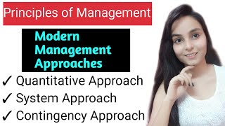 Modern Approaches of Management  Principles of Management  Contingency approach  Mcom Classes [upl. by Aisad794]