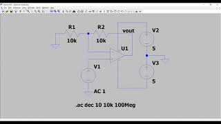 LTSPICE Tutorial  Simulating with the Universal Opamp Model [upl. by Miehar]