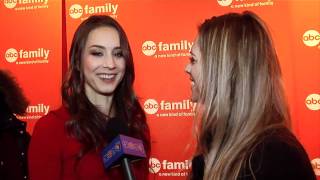 Troian Bellisario Pretty Little Liars ABC Family Upfronts Interview [upl. by Romeon726]