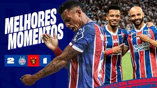 BAHIA 2 x 1 SPORT  MELHORES MOMENTOS  COPA DO NORDESTE 040224 [upl. by Yenduhc]