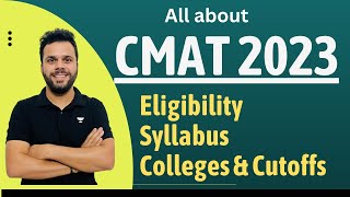 CMAT 2024  Exam Pattern Colleges Cutoffs amp Eligibility  Free Preparation  Udit Saini [upl. by Eiznikam]