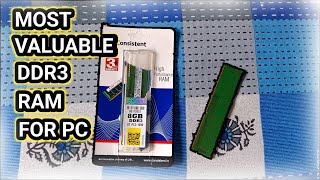 Consistent 8GB DDR3 Ram  ddr3 1600mhz ram  Computer upgrade kaise kare [upl. by Nyrem]