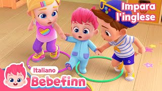 Cammina Cammina  Impara linglese  Bebefinn Italiano  Canzoni per Bambini [upl. by Addiel]