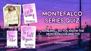 MONTEFALCO SERIES QUIZ [upl. by Marienthal261]