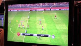 PES 2011 gameplay live from gamescom 4 [upl. by Notnek145]