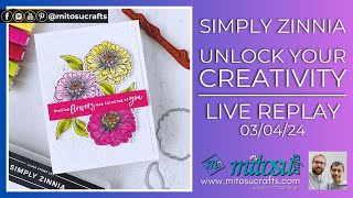 Unlock Your Creativity With The Simply Zinnia Stamp Set [upl. by Seyah]