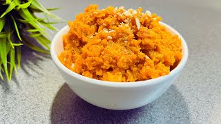 Gajar ka halwa  गाजर का हलवा  Easy Gajar ka halwa recipe  How to make Carrot halwa Gajar halwa [upl. by Lemieux]