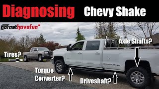 Diagnosing Chevy Shake Service Bulletin GM16na175 GM Pick Up Silverado  Sierra  AnthonyJ350 [upl. by Pember]