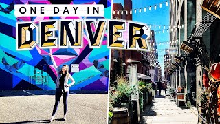 DENVER Colorado ONE DAY Travel Guide  BEST Things to Do Eat amp See [upl. by Eilegna]