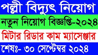 নতুন পল্লী বিদ্যুৎ নিয়োগ বিজ্ঞপ্তি ২০২৪। Palli bidyut job circular 2024 [upl. by Shelah]