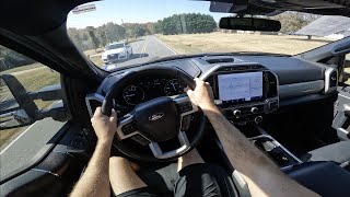 Ford F250 MEGARAPTOR Lariat Ultimate POV Drive Impressions and ASMR [upl. by Flory396]