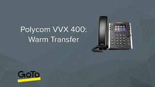 Polycom VVX 400 Warm Transfer [upl. by Christie]