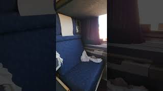 Roomette On The Amtrak California Zephyr [upl. by Vala]