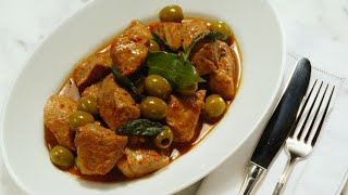 Recette  Rôti de veau aux olives [upl. by Farl876]