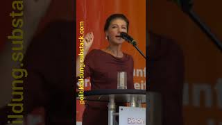 Wagenknecht über scheingrüne Grüne [upl. by Aiykan635]