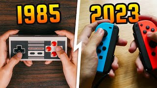 Evolution of Nintendo Controllers Animation [upl. by Crellen607]