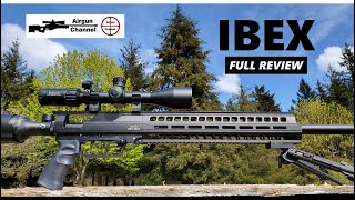 Evanix Rex IBEX Sniper PCP Air Rifle Full Review  Accuracy Test 25 Caliber [upl. by Notgnillew]