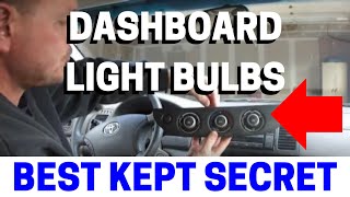 Toyota Dashboard Light Bulb Replacement [upl. by Emmanuel]