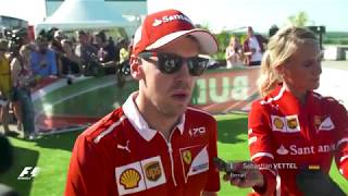 2017 Hungarian Grand Prix  Driver Reaction [upl. by Tada]